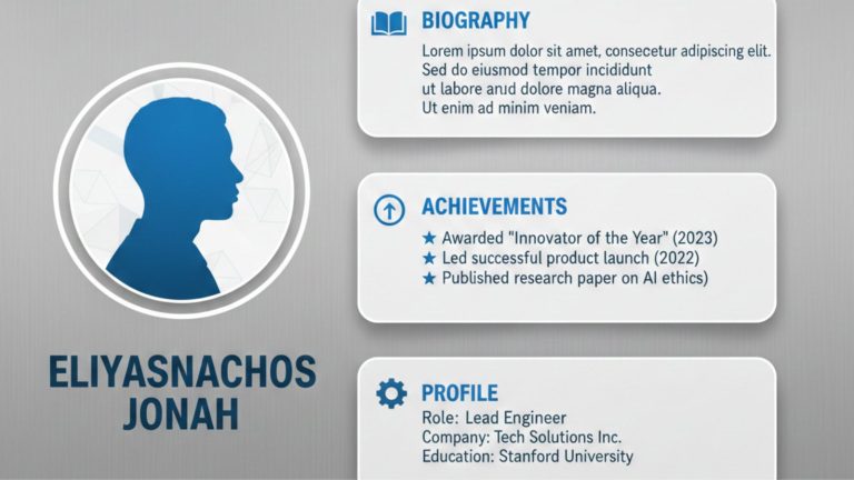 Eliyasnachos Jonah: Biography, Achievements & Profile Eliyasnachos Jonah
