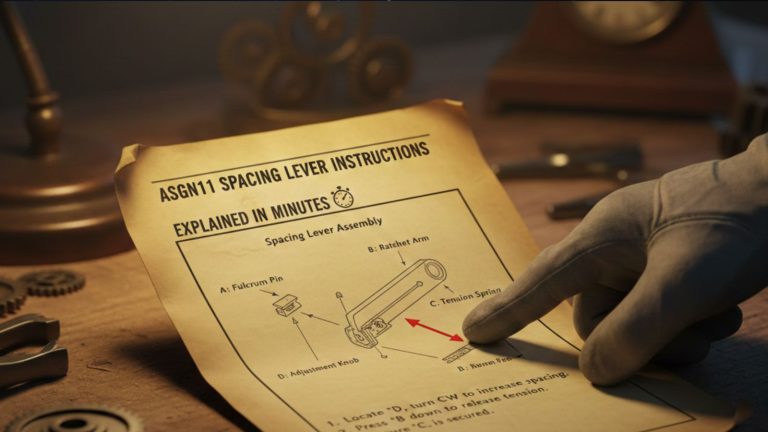 Asgn11 Spacing Lever Instructions Explained in Minutes Asgn11 Spacing Lever Instructions